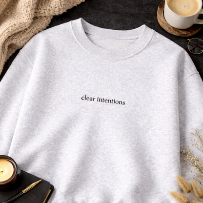 Clear intentions — Classic Crewneck Sweatshirt