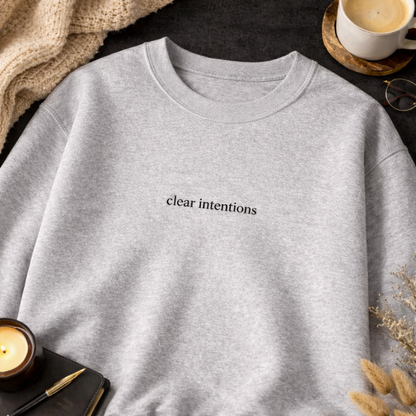 Clear intentions — Classic Crewneck Sweatshirt