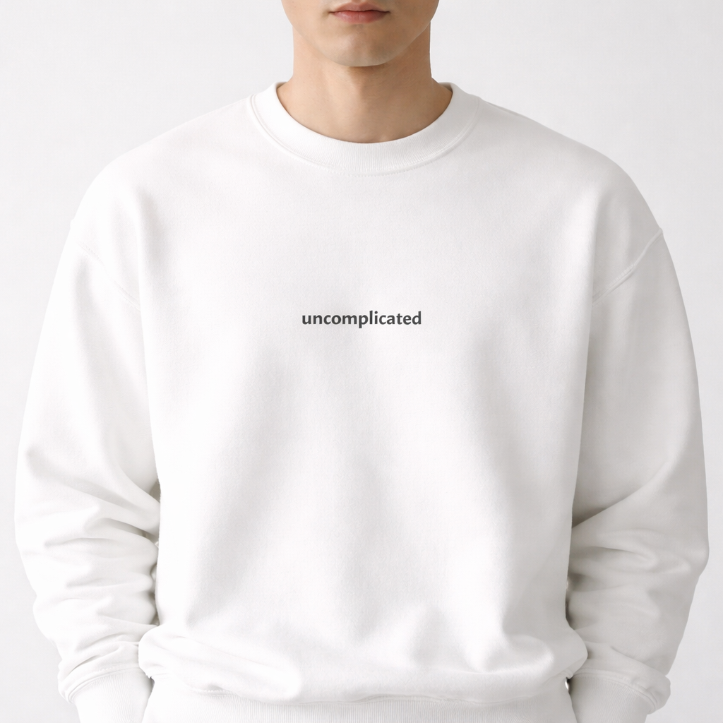 Uncomplicated — Classic Crewneck Sweatshirt