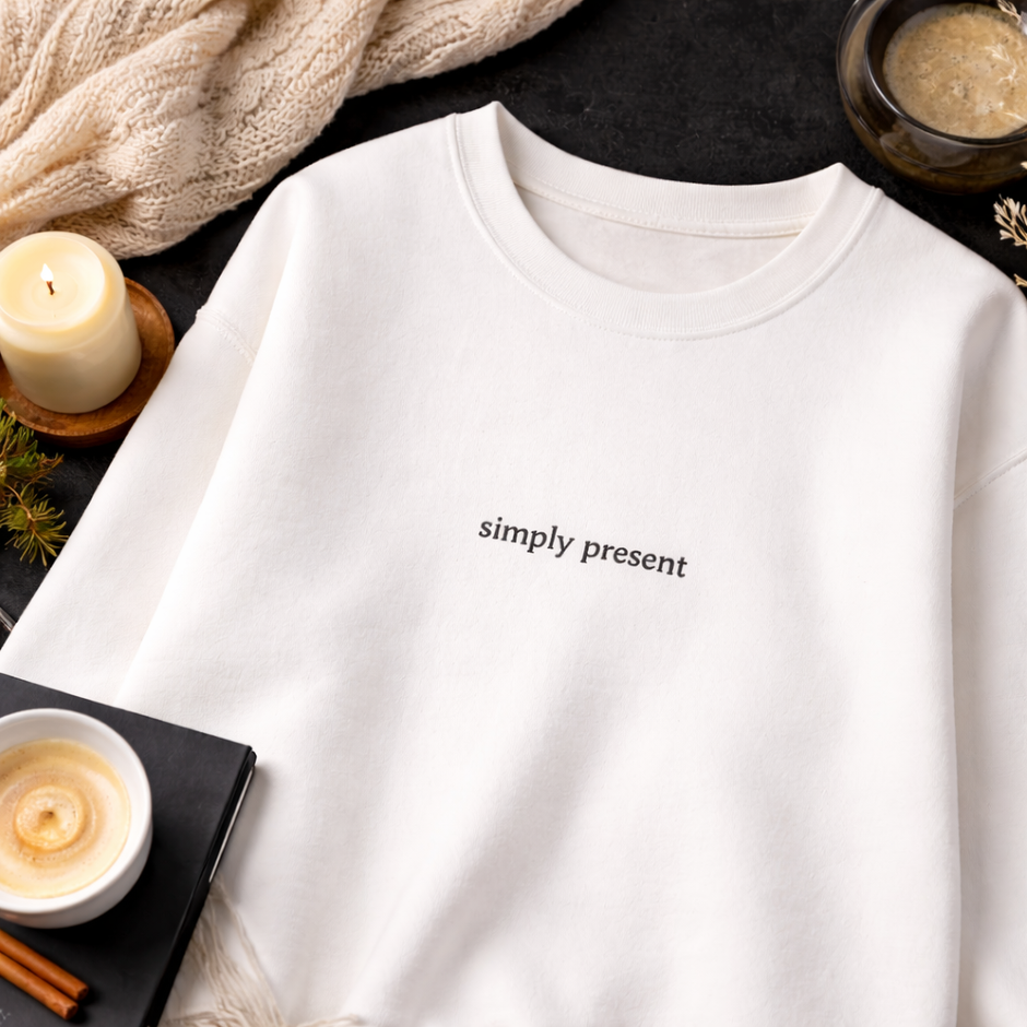 Simply present — Classic Crewneck Sweatshirt