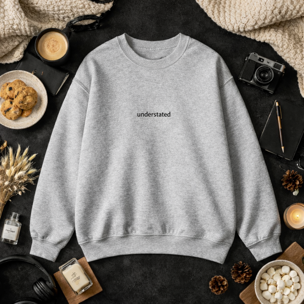 Understated — Classic Crewneck Sweatshirt