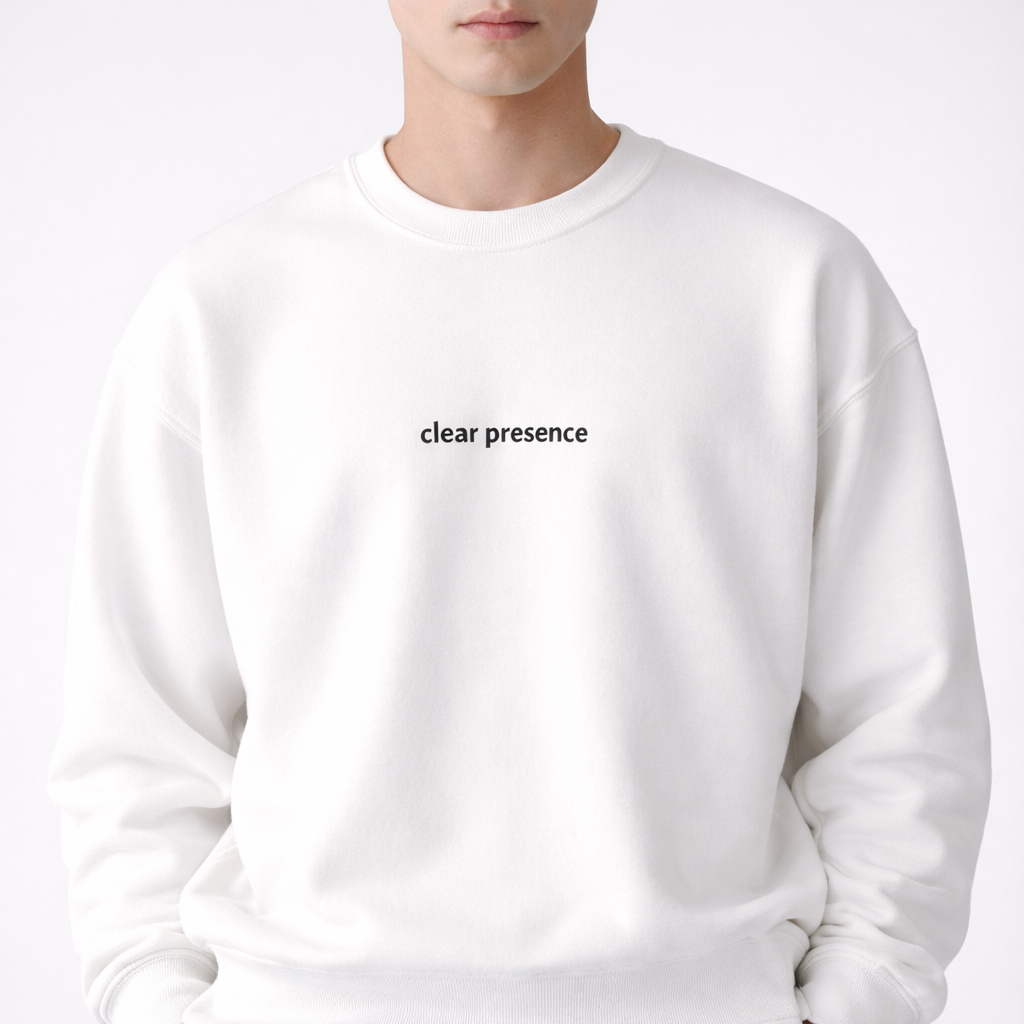 Clear presence — Classic Crewneck Sweatshirt