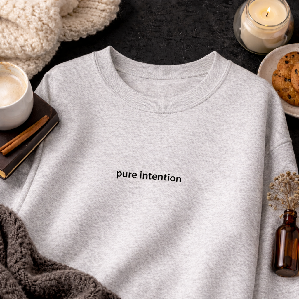 Pure intention — Classic Crewneck Sweatshirt