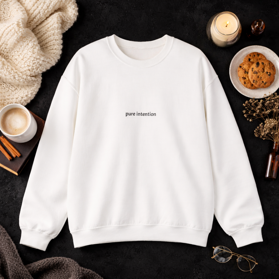 Pure intention — Classic Crewneck Sweatshirt
