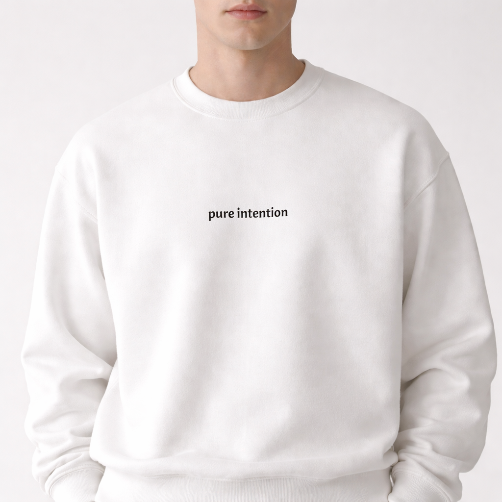 Pure intention — Classic Crewneck Sweatshirt