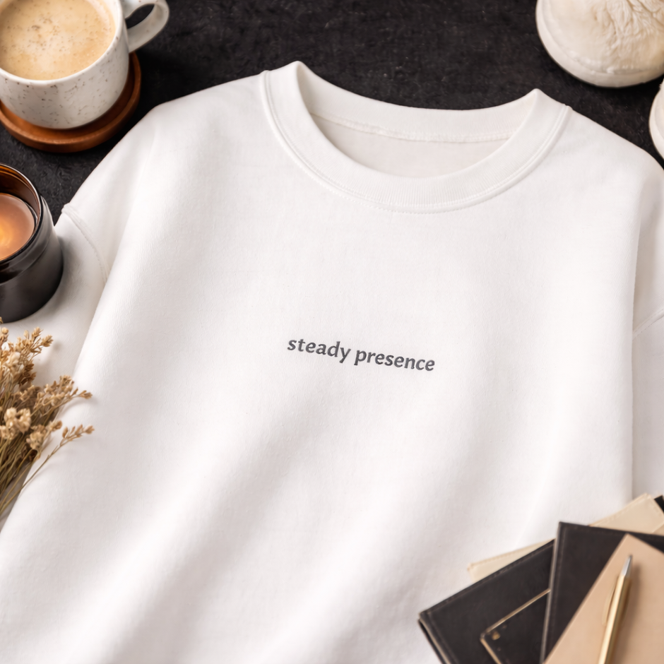 Steady presence — Classic Crewneck Sweatshirt