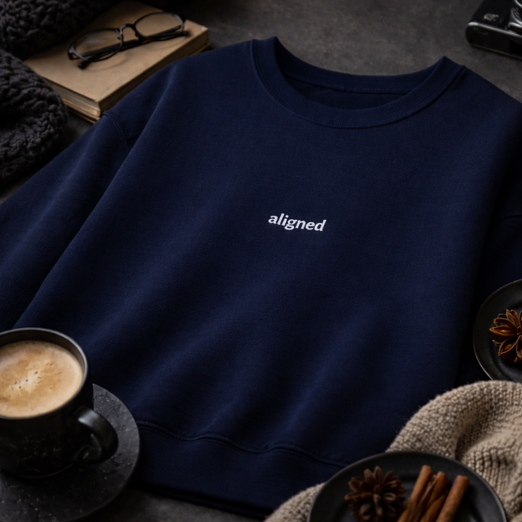 Aligned — Classic Crewneck Sweatshirt