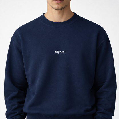 Aligned — Classic Crewneck Sweatshirt