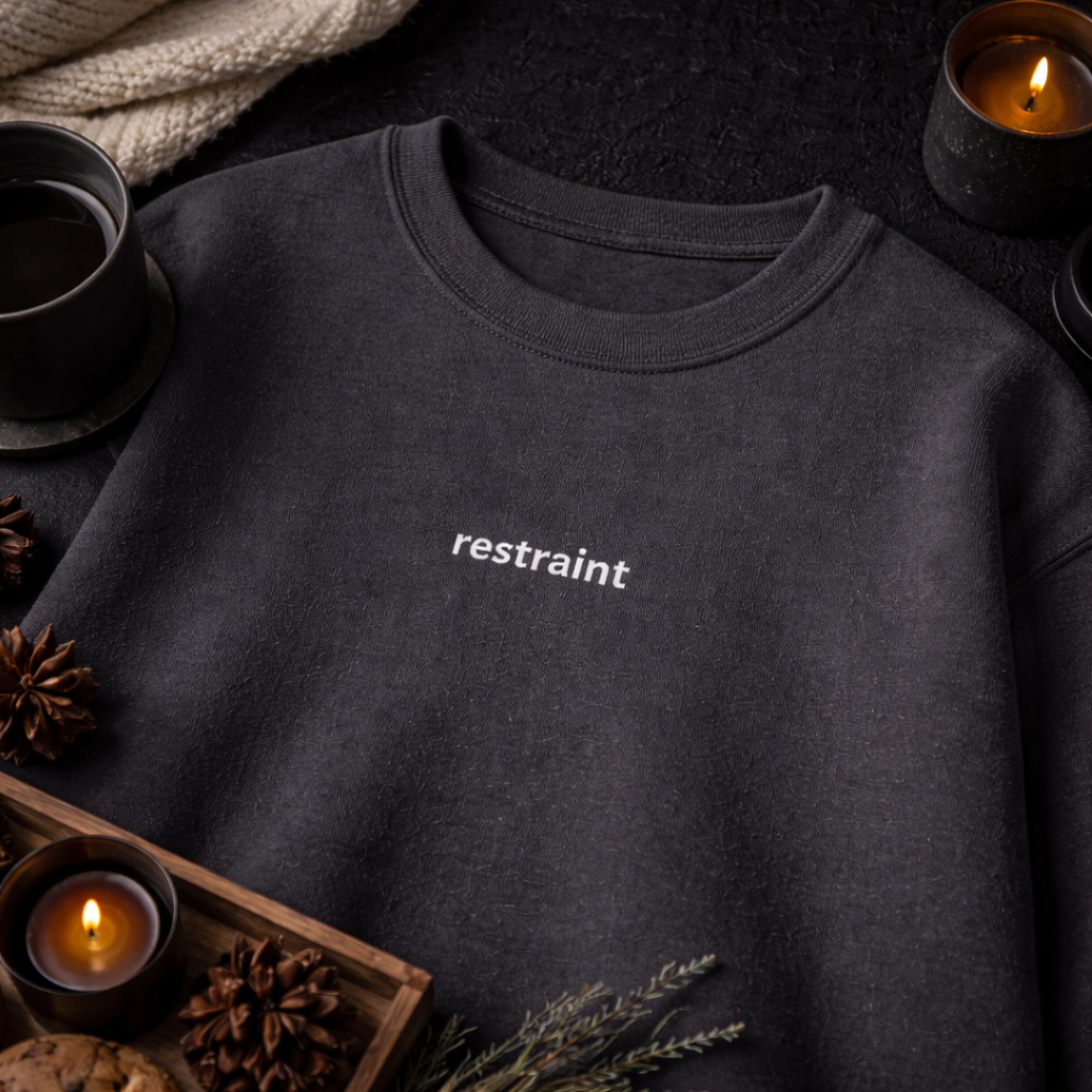 Restraint — Classic Crewneck Sweatshirt