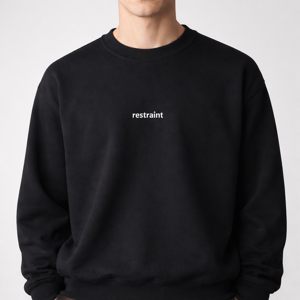 Restraint — Classic Crewneck Sweatshirt