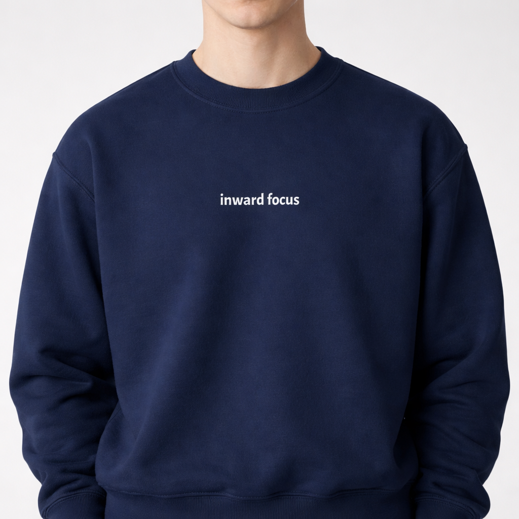 Inward focus — Classic Crewneck Sweatshirt