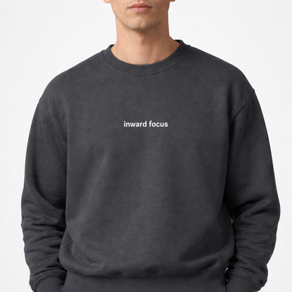 Inward focus — Classic Crewneck Sweatshirt