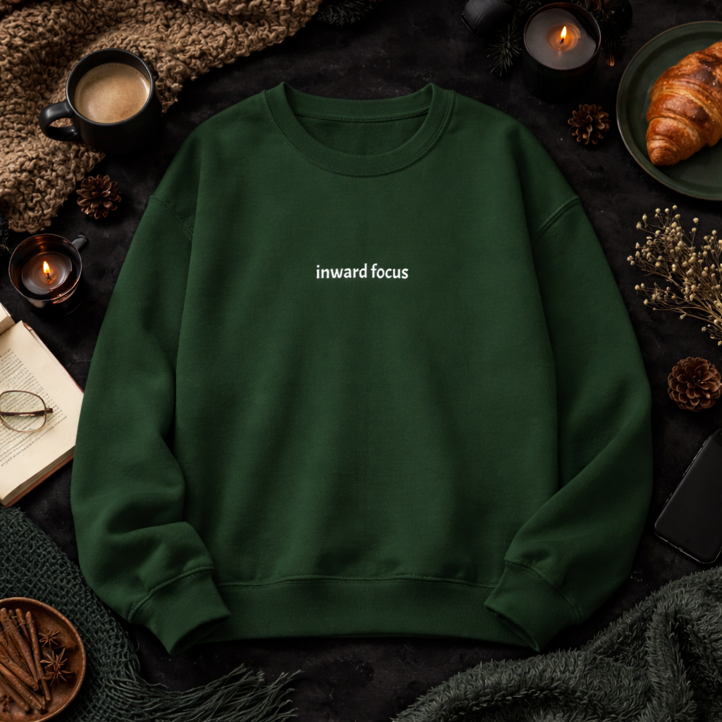 Inward focus — Classic Crewneck Sweatshirt