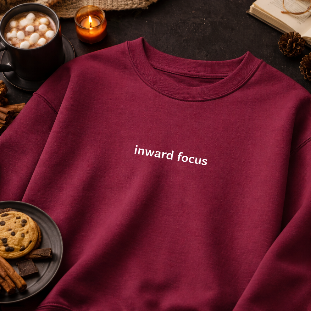 Inward focus — Classic Crewneck Sweatshirt