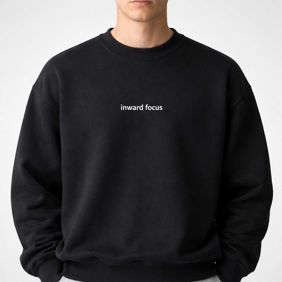 Inward focus — Classic Crewneck Sweatshirt