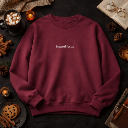 Inward focus — Classic Crewneck Sweatshirt