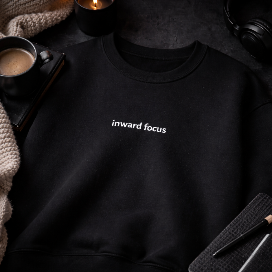 Inward focus — Classic Crewneck Sweatshirt