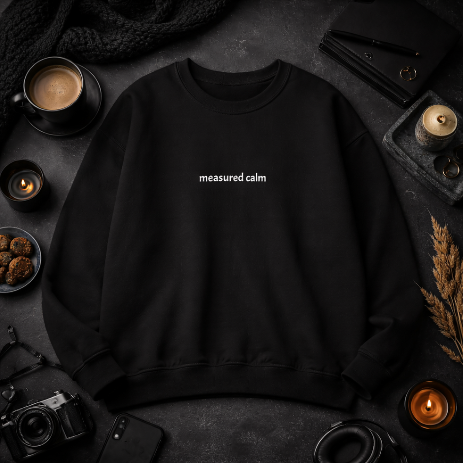 Measured calm — Classic Crewneck Sweatshirt