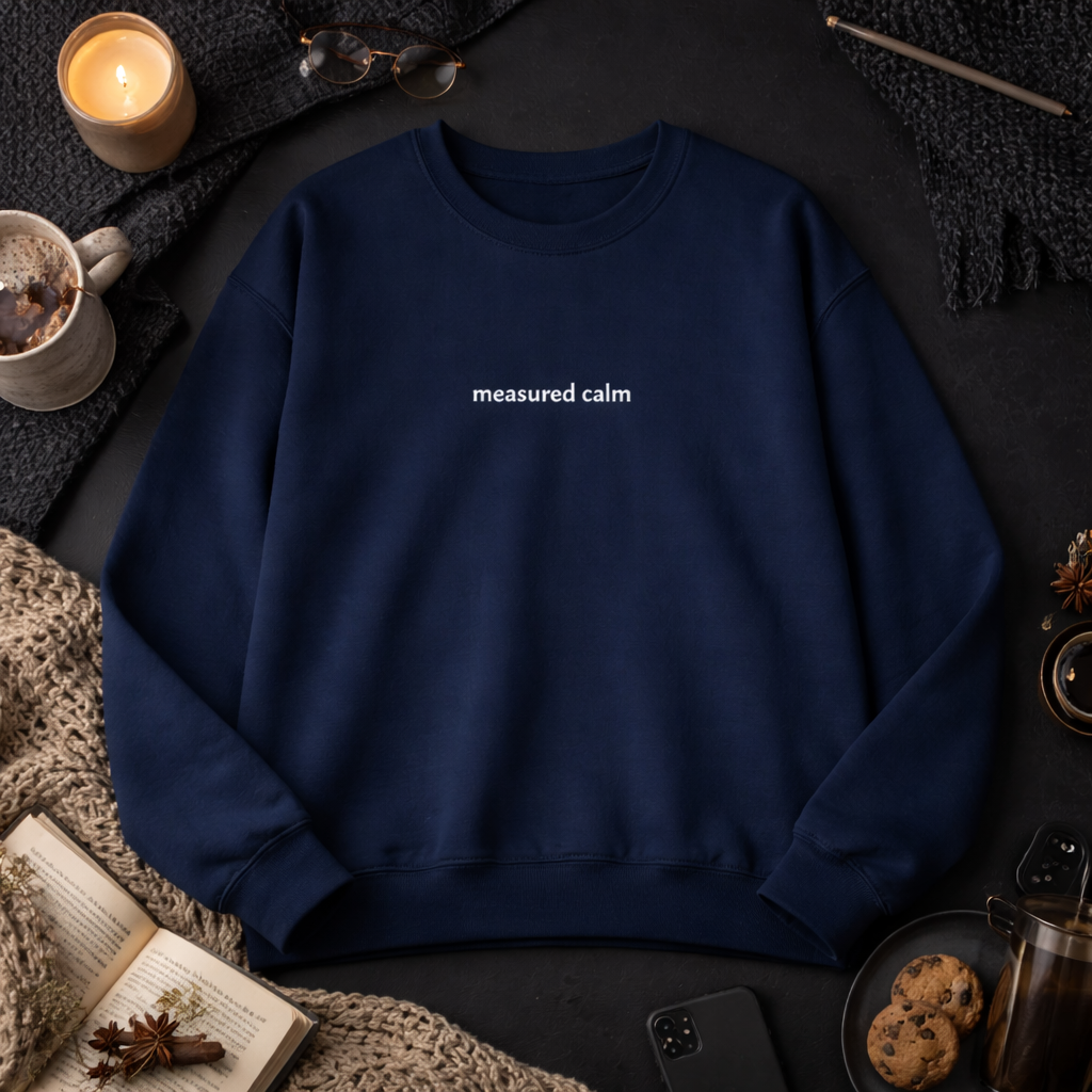 Measured calm — Classic Crewneck Sweatshirt