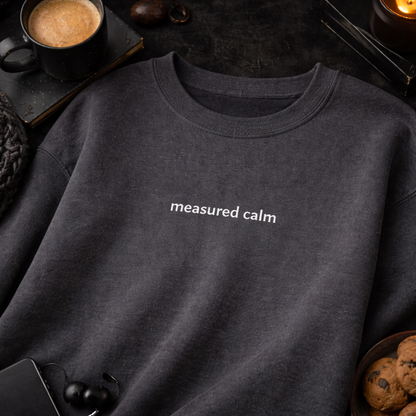 Measured calm — Classic Crewneck Sweatshirt