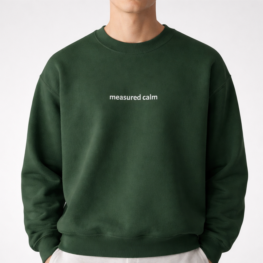 Measured calm — Classic Crewneck Sweatshirt