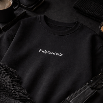 Disciplined calm — Classic Crewneck Sweatshirt