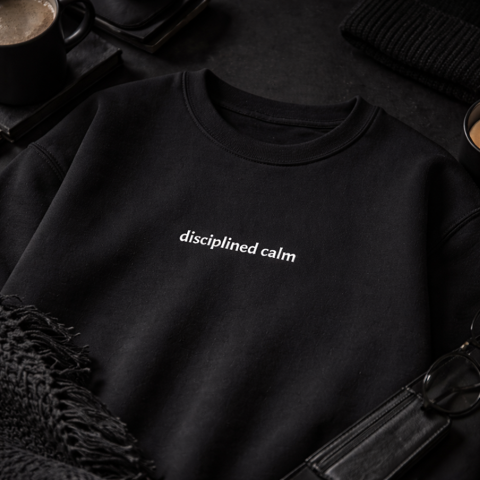 Disciplined calm — Classic Crewneck Sweatshirt