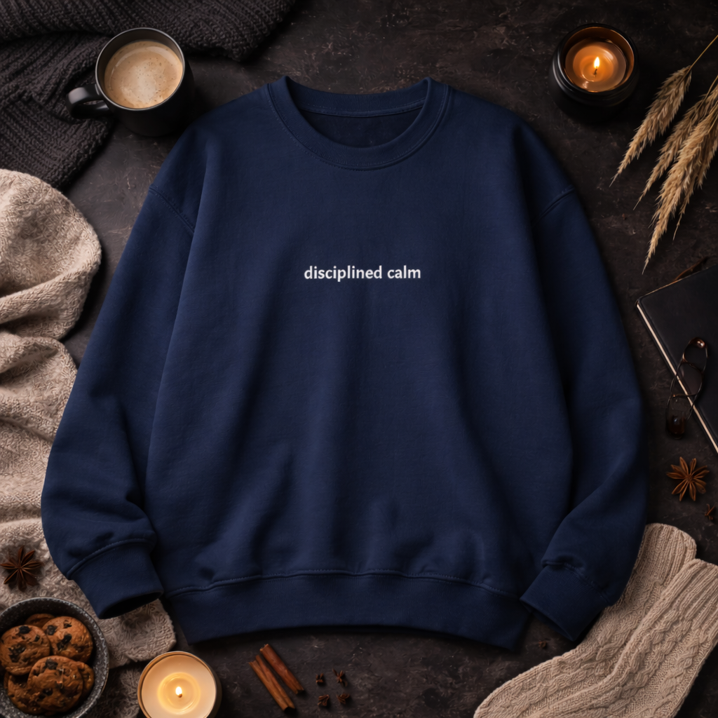 Disciplined calm — Classic Crewneck Sweatshirt