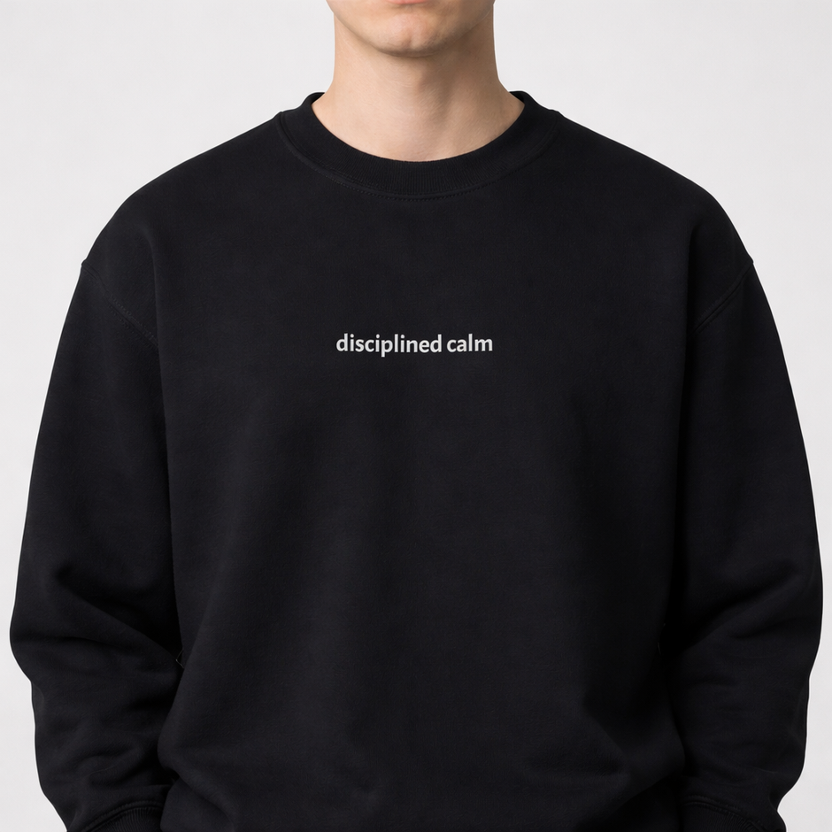 Disciplined calm — Classic Crewneck Sweatshirt