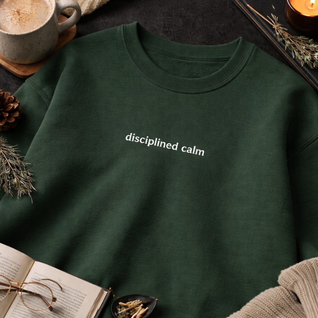 Disciplined calm — Classic Crewneck Sweatshirt
