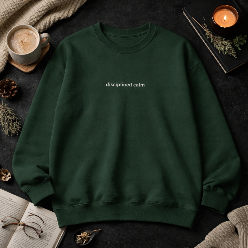 Disciplined calm — Classic Crewneck Sweatshirt