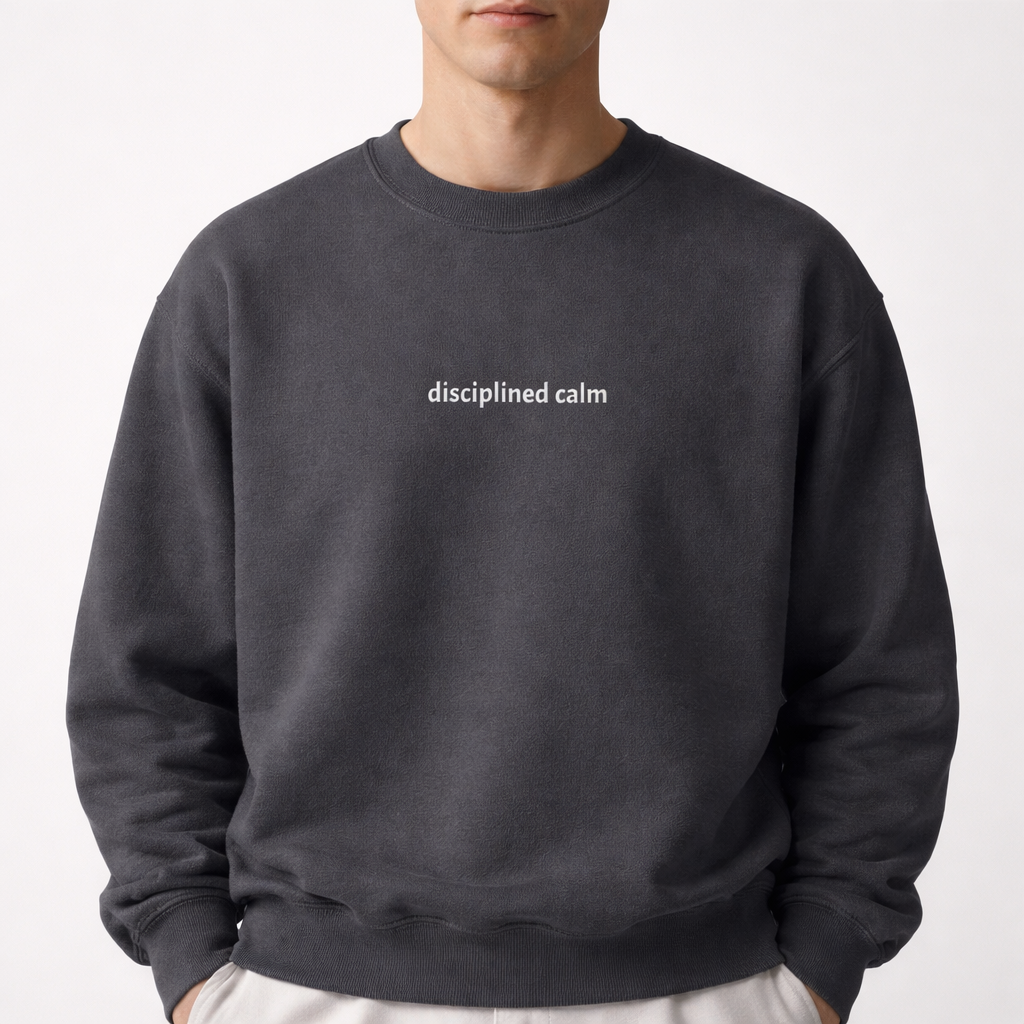 Disciplined calm — Classic Crewneck Sweatshirt