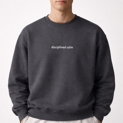 Disciplined calm — Classic Crewneck Sweatshirt