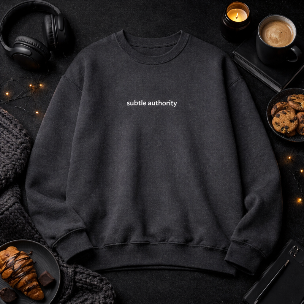 Subtle authority — Classic Crewneck Sweatshirt