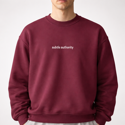 Subtle authority — Classic Crewneck Sweatshirt