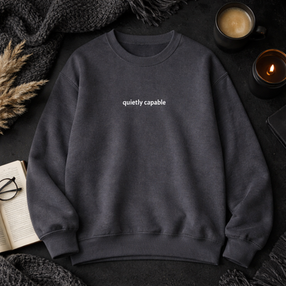 Quietly capable — Classic Crewneck Sweatshirt