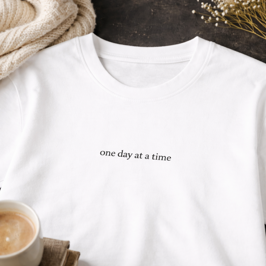 One day at a time — Tee