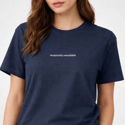 Temporarily unavailable — Tee