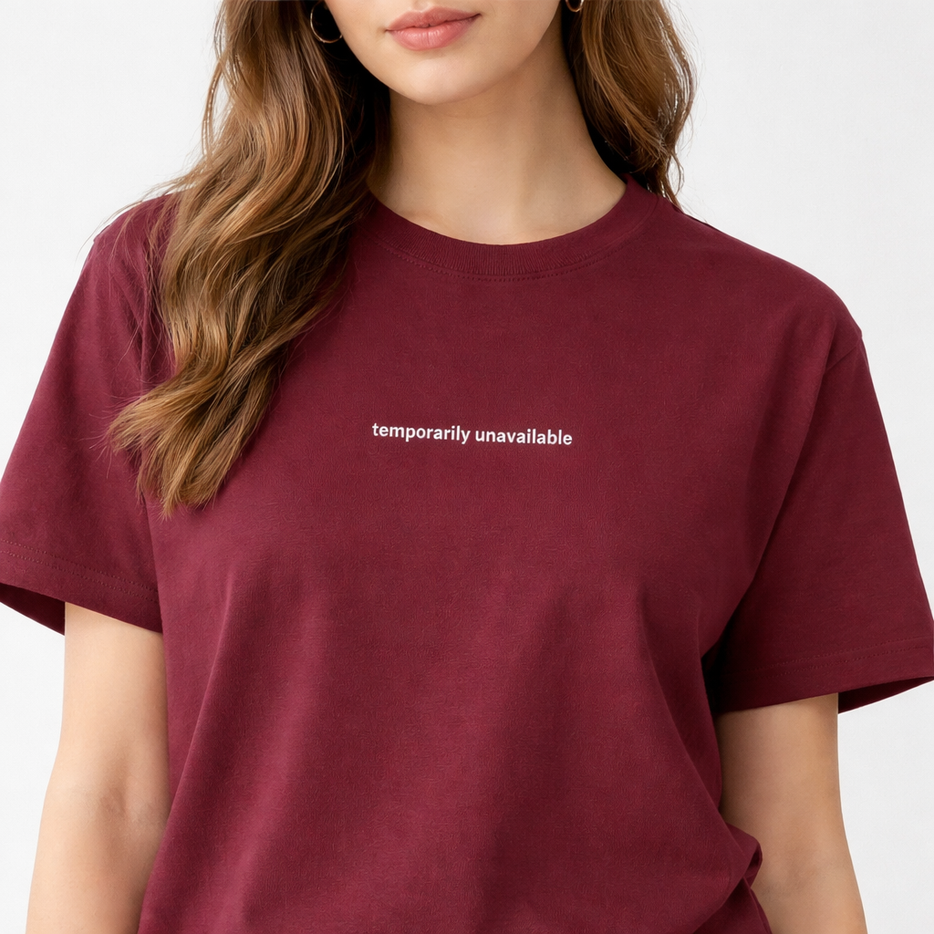 Temporarily unavailable — Tee