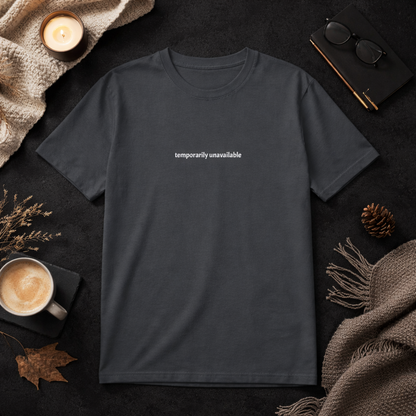 Temporarily unavailable — Tee