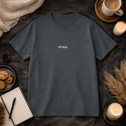 Off duty — Tee