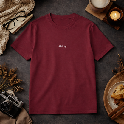 Off duty — Tee