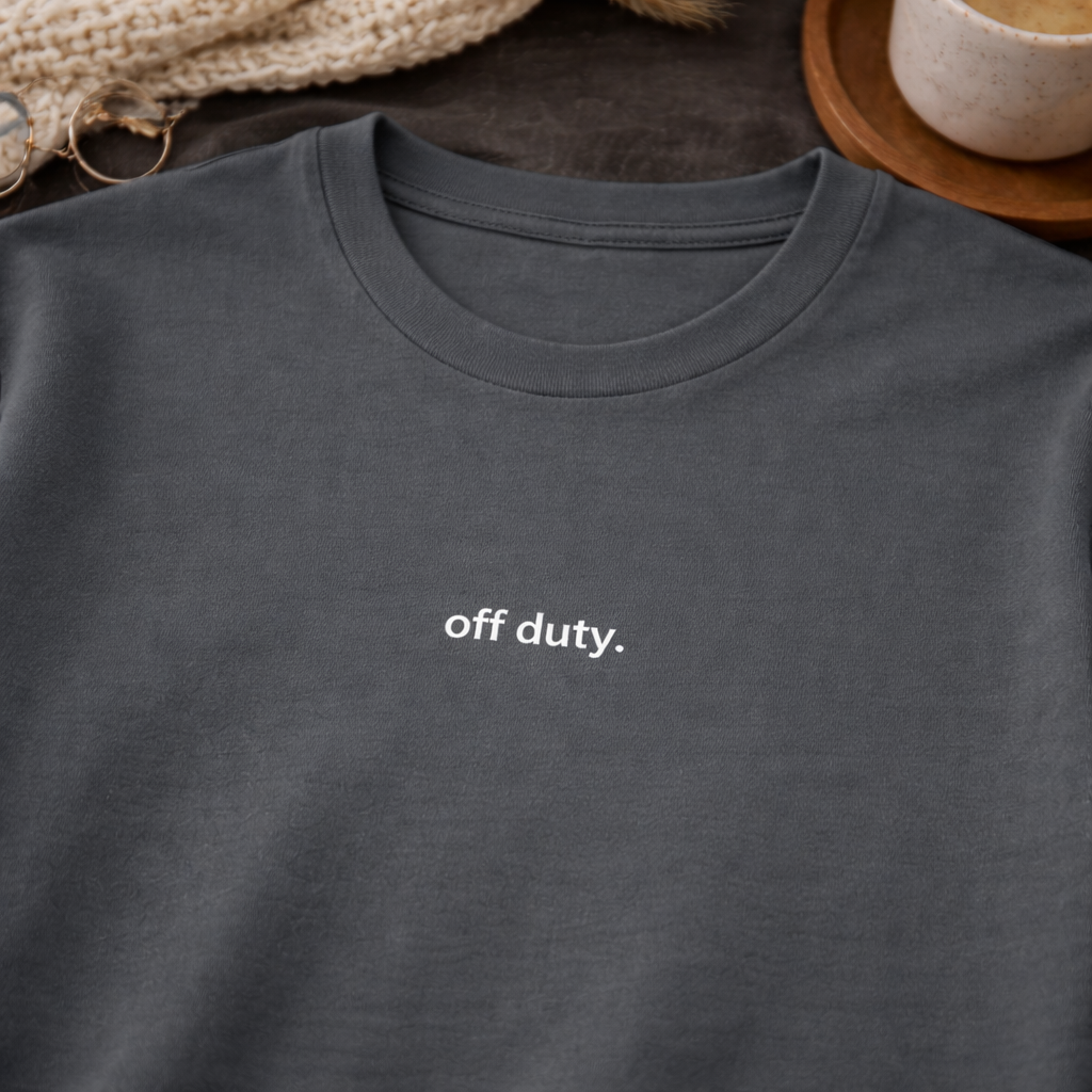 Off duty — Tee