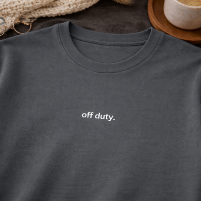 Off duty — Tee