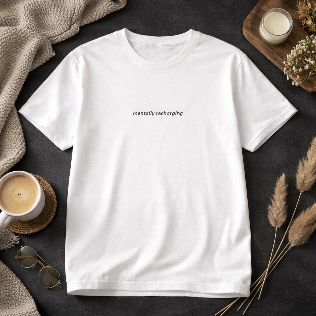 Mentally recharging — Tee