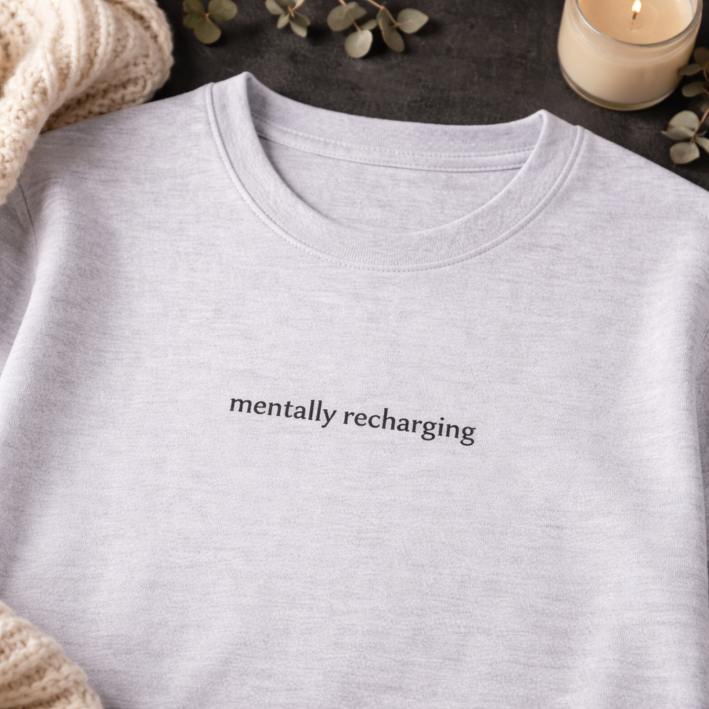 Mentally recharging — Tee