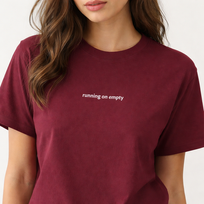 Running on empty — Tee