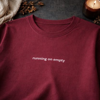 Running on empty — Tee