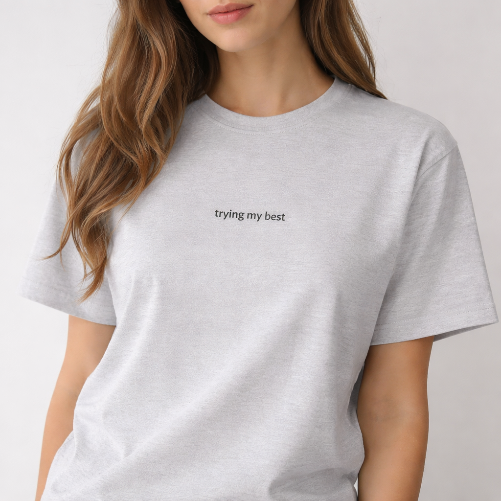Trying my best — Tee