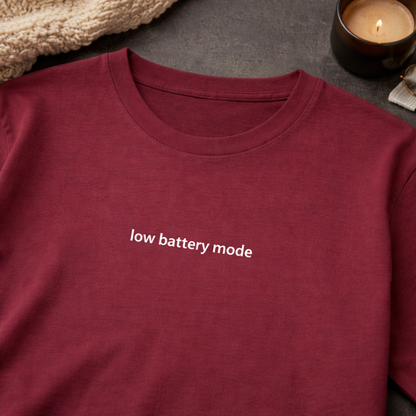 Low battery mode — Tee